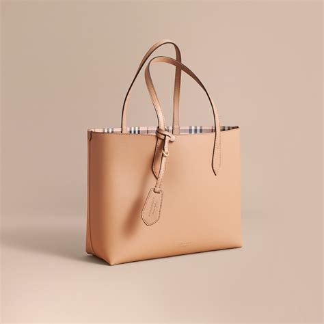 burberry check shopper tote|Burberry haymarket tote.